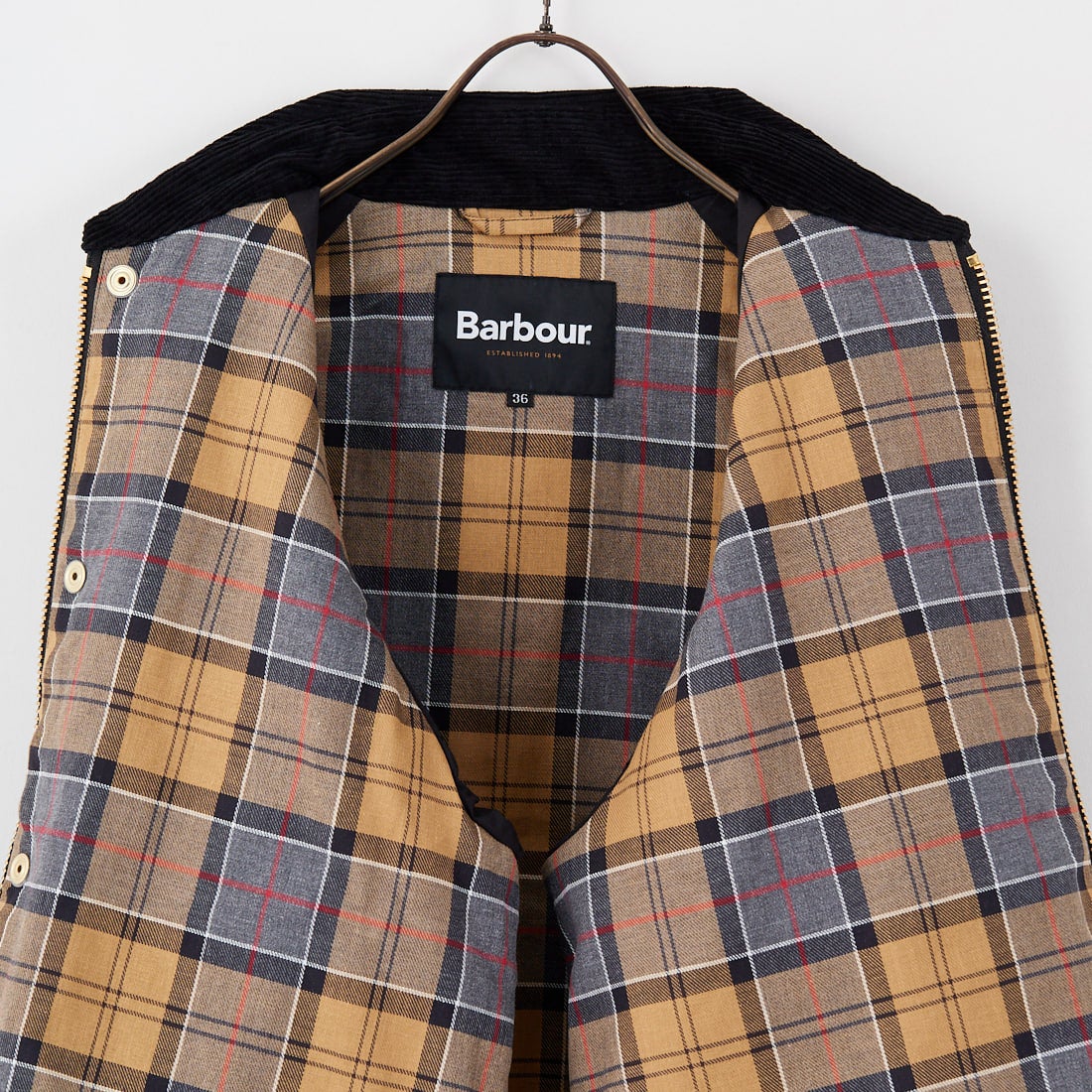 Barbour [バブアー] 別注 中綿入り TRANSPORT トランスポートジャケット [MCAS205-JF] BLACK