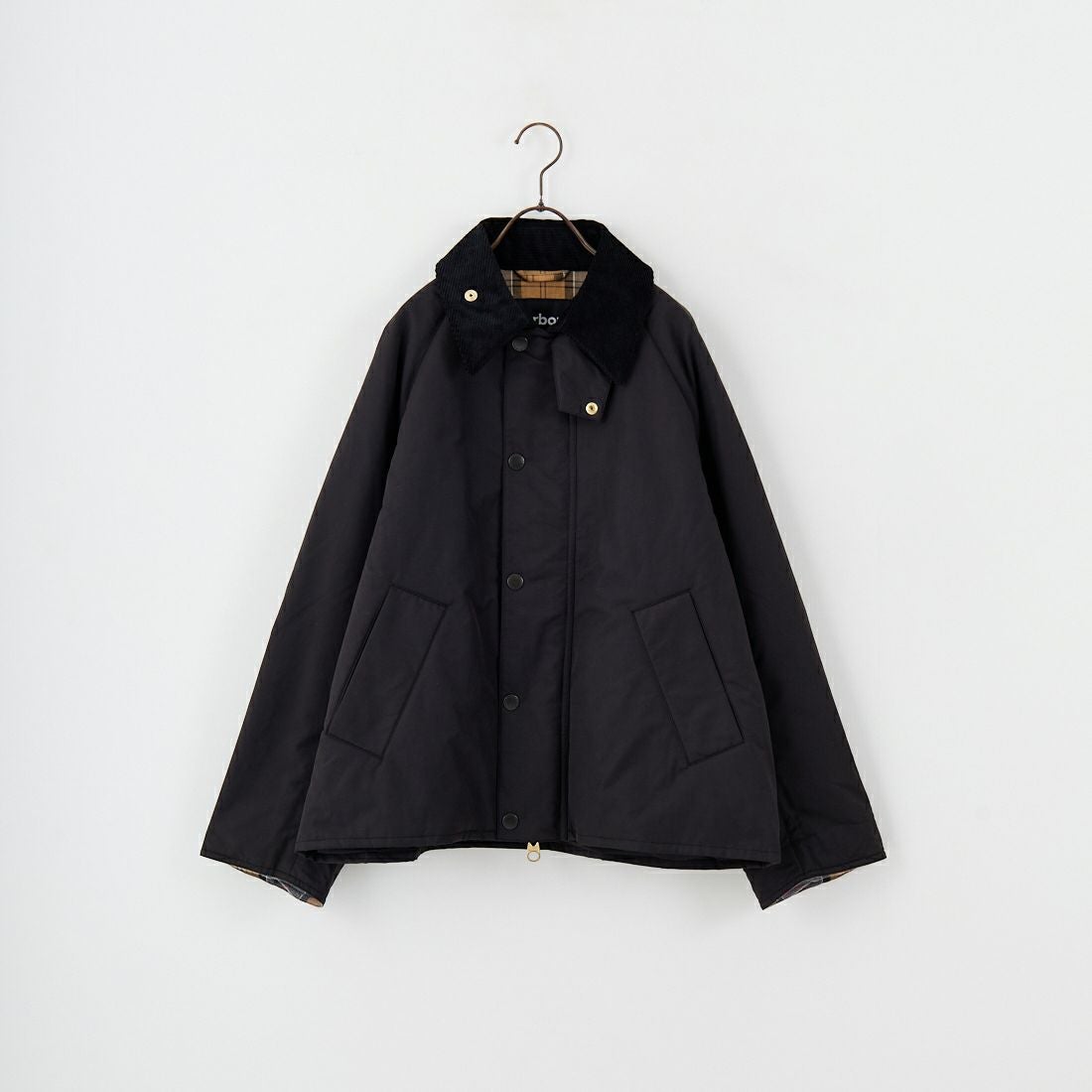 Barbour [バブアー] 別注 中綿入り TRANSPORT トランスポートジャケット [MCAS205-JF] BLACK