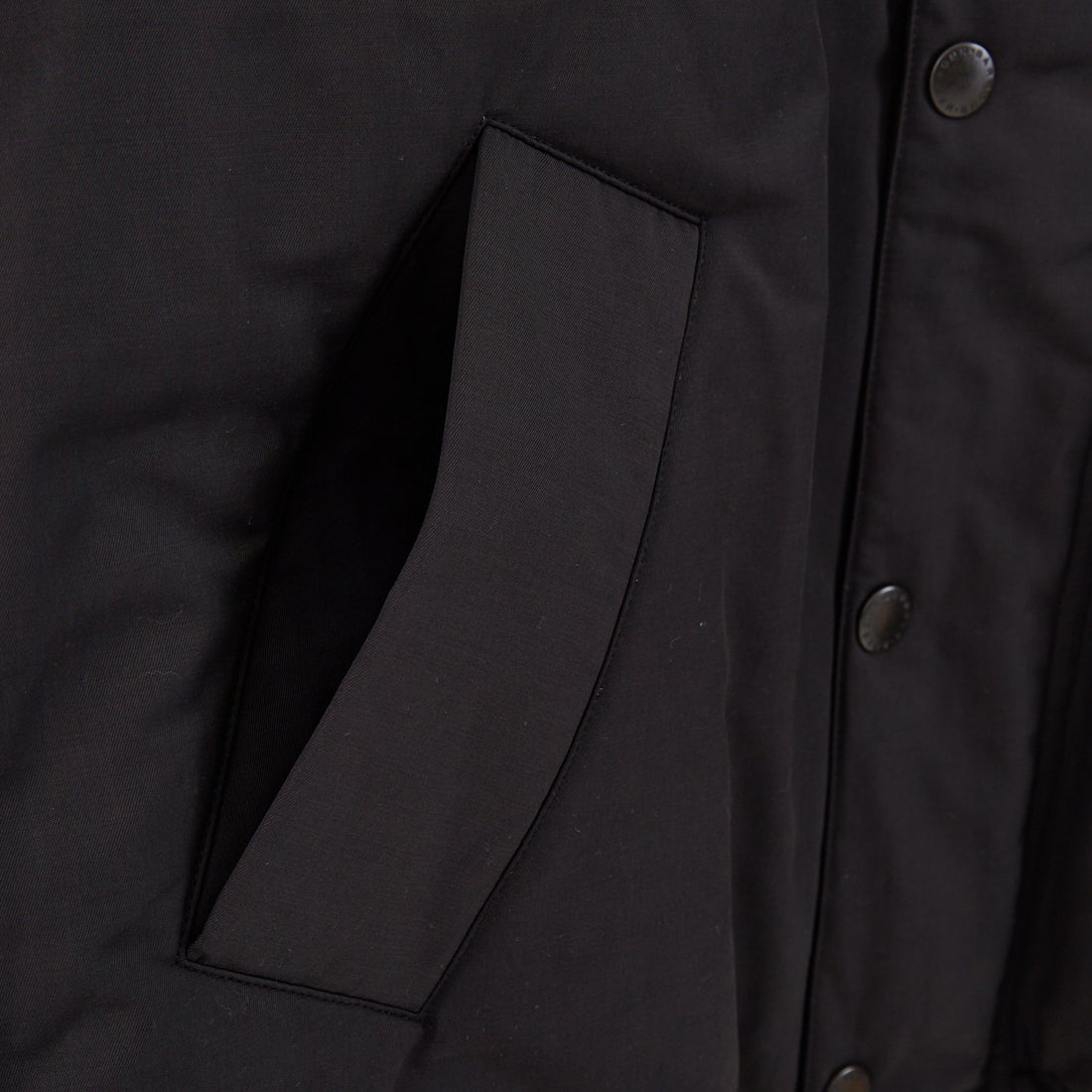 Barbour [バブアー] 別注 中綿入り TRANSPORT トランスポートジャケット [MCAS205-JF] BLACK
