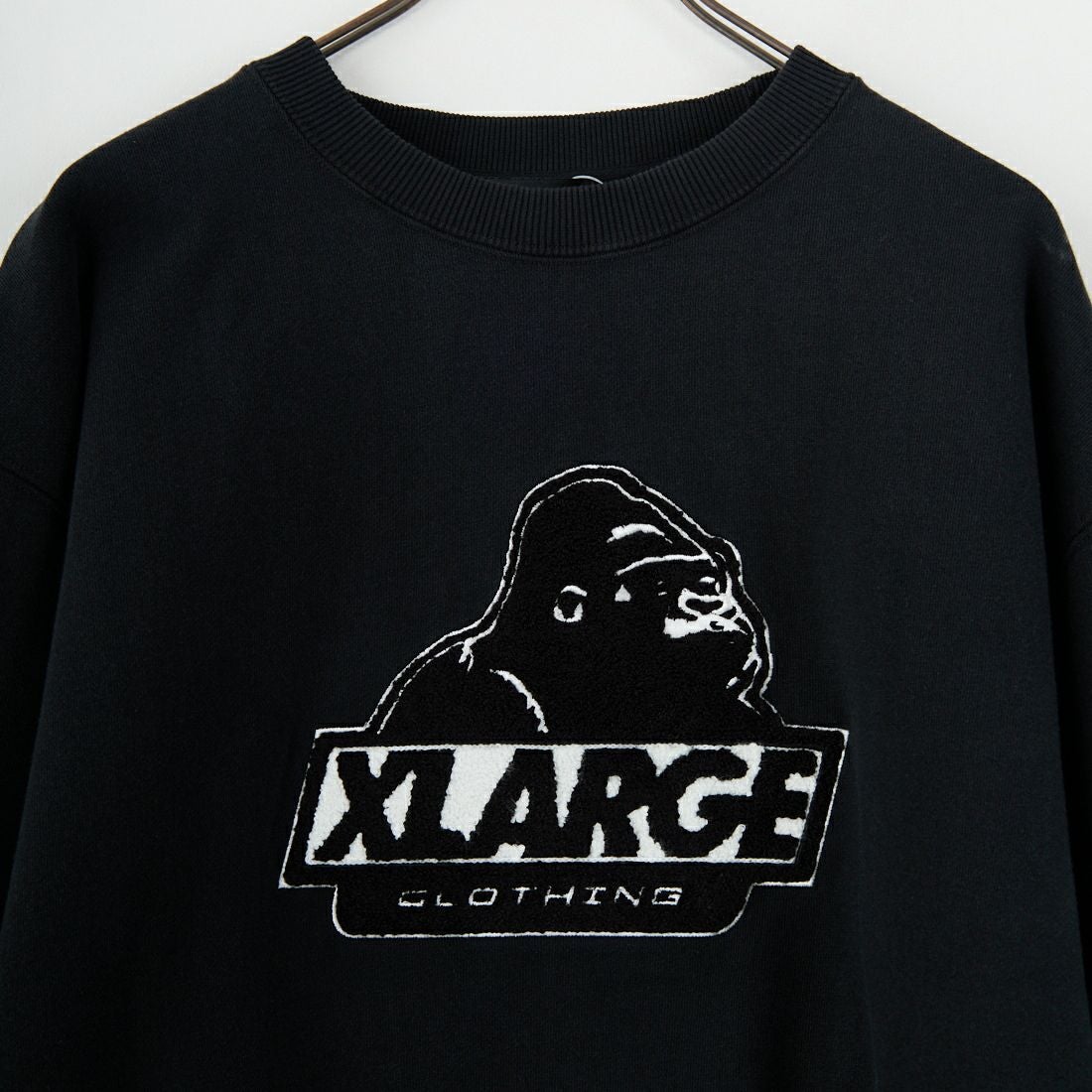 XLARGE [エクストララージ] オールドOG クルーネックスウェット [101253012002] BLACK