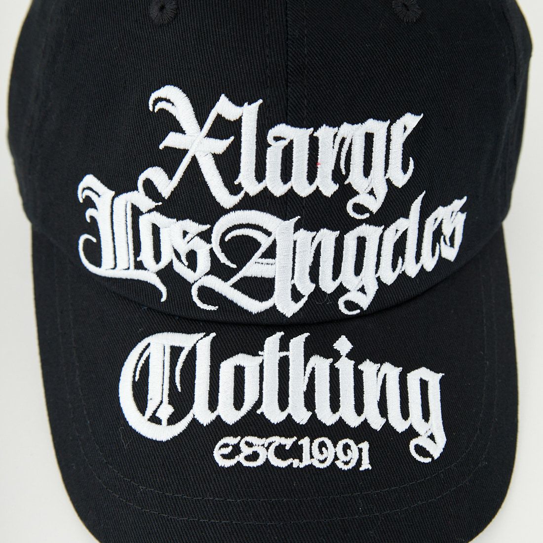 XLARGE [エクストララージ] オールドイングリッシュ 6パネルキャップ [101253051008] BLACK