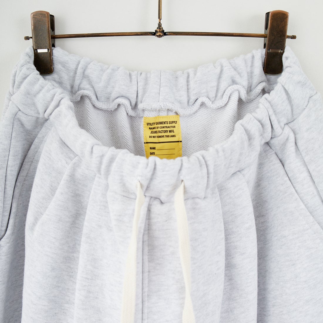 Jeans Factory Clothes [ジーンズファクトリークローズ] ピグメント ヘビー裏毛 バレルスウェットパンツ [2523-466IN] ASH