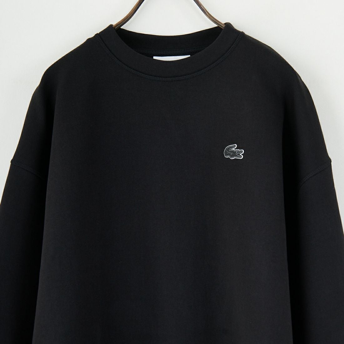 LACOSTE [ラコステ] オーバーサイズクルーネックスウェット [SF5614] 031 BLACK