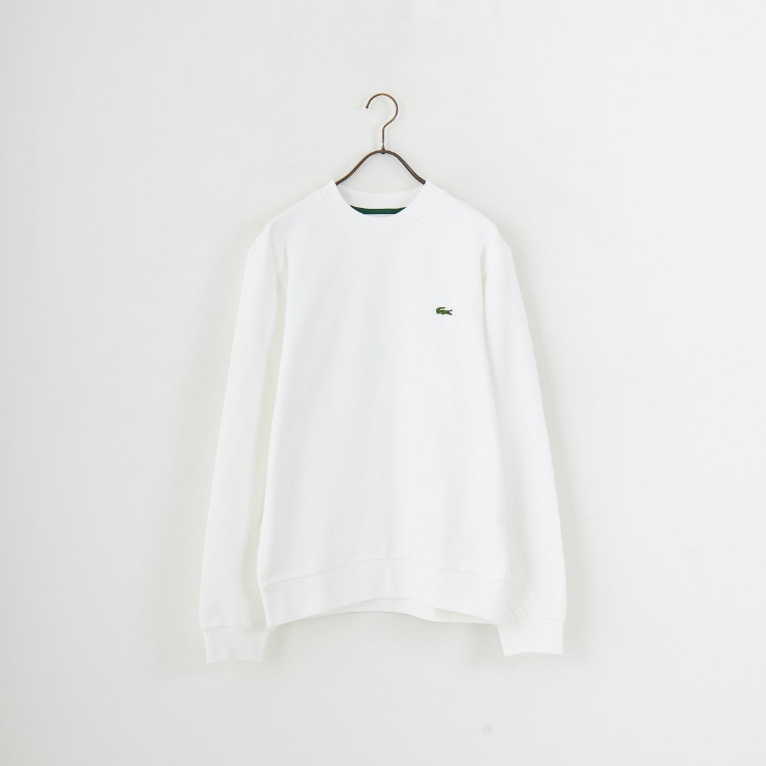 LACOSTE [ラコステ] エッセンシャルクルーネックスウェット [SH9801] 001 WHITE