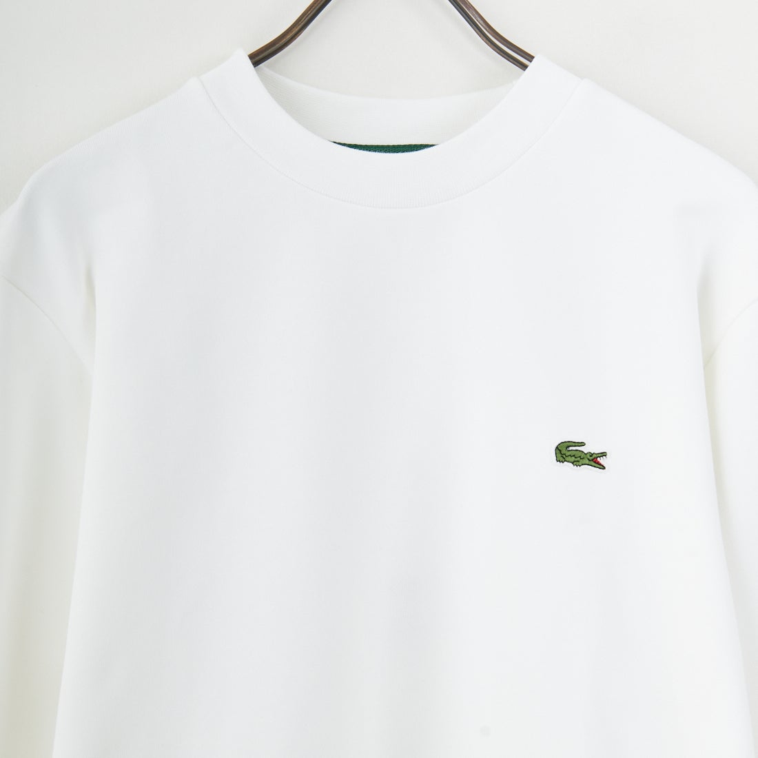 LACOSTE [ラコステ] エッセンシャルクルーネックスウェット [SH9801] 001 WHITE