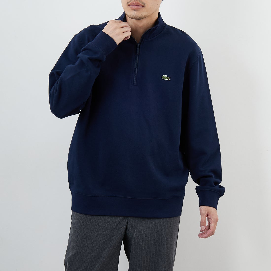 LACOSTE [ラコステ] ハイネックハーフジップスウェット [SH9774