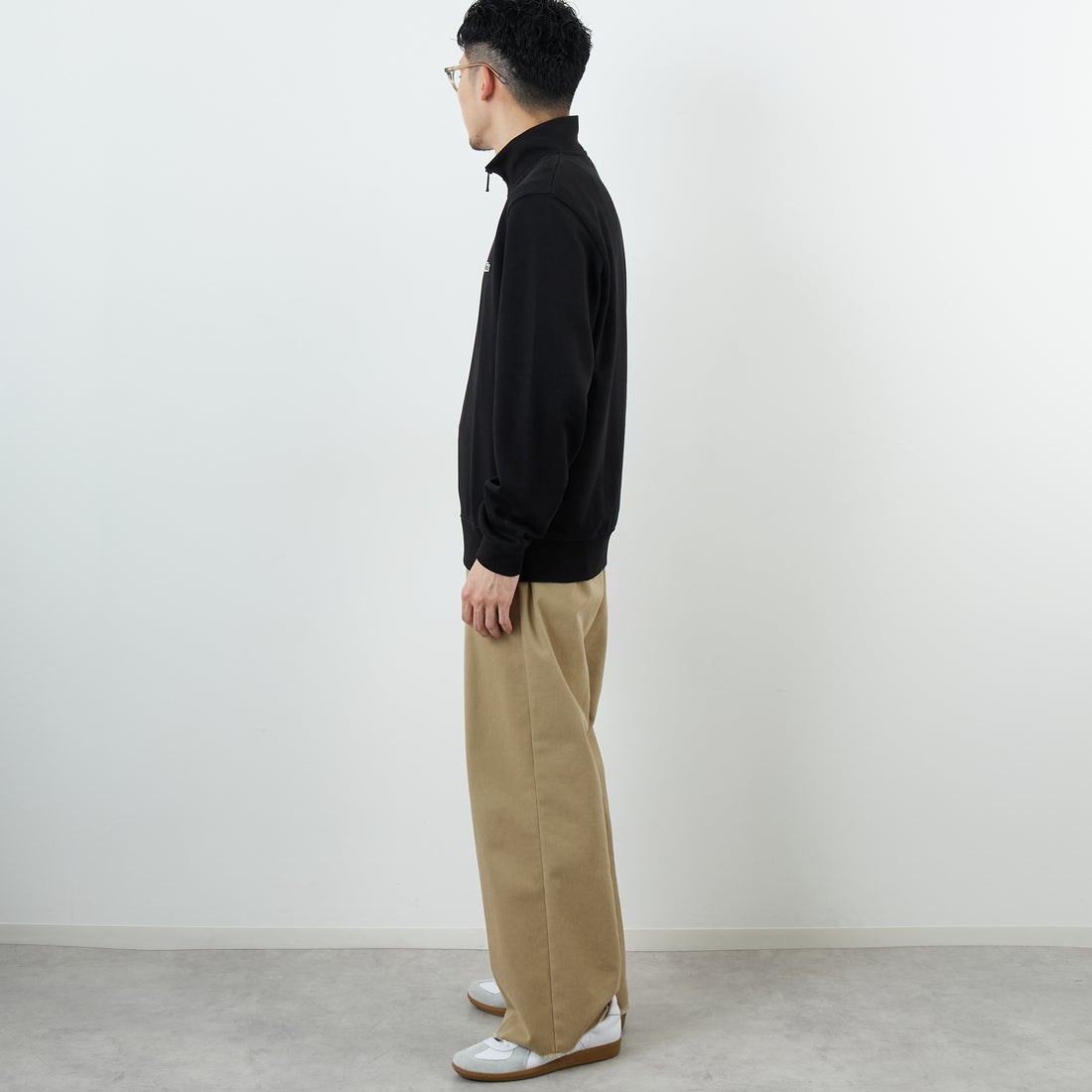 LACOSTE [ラコステ] ハイネックハーフジップスウェット [SH9774