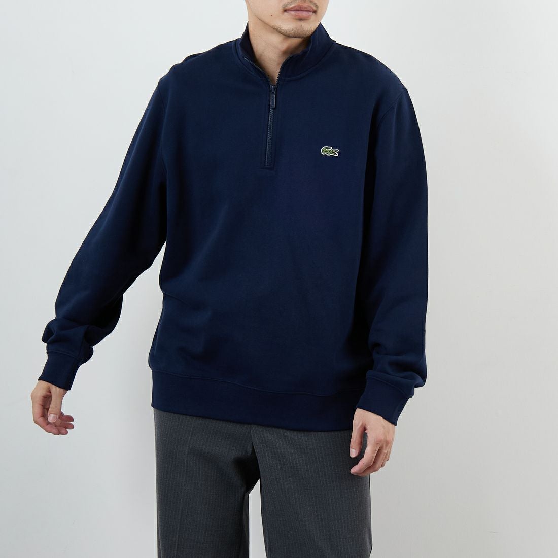 LACOSTE [ラコステ] ハイネックハーフジップスウェット [SH9774