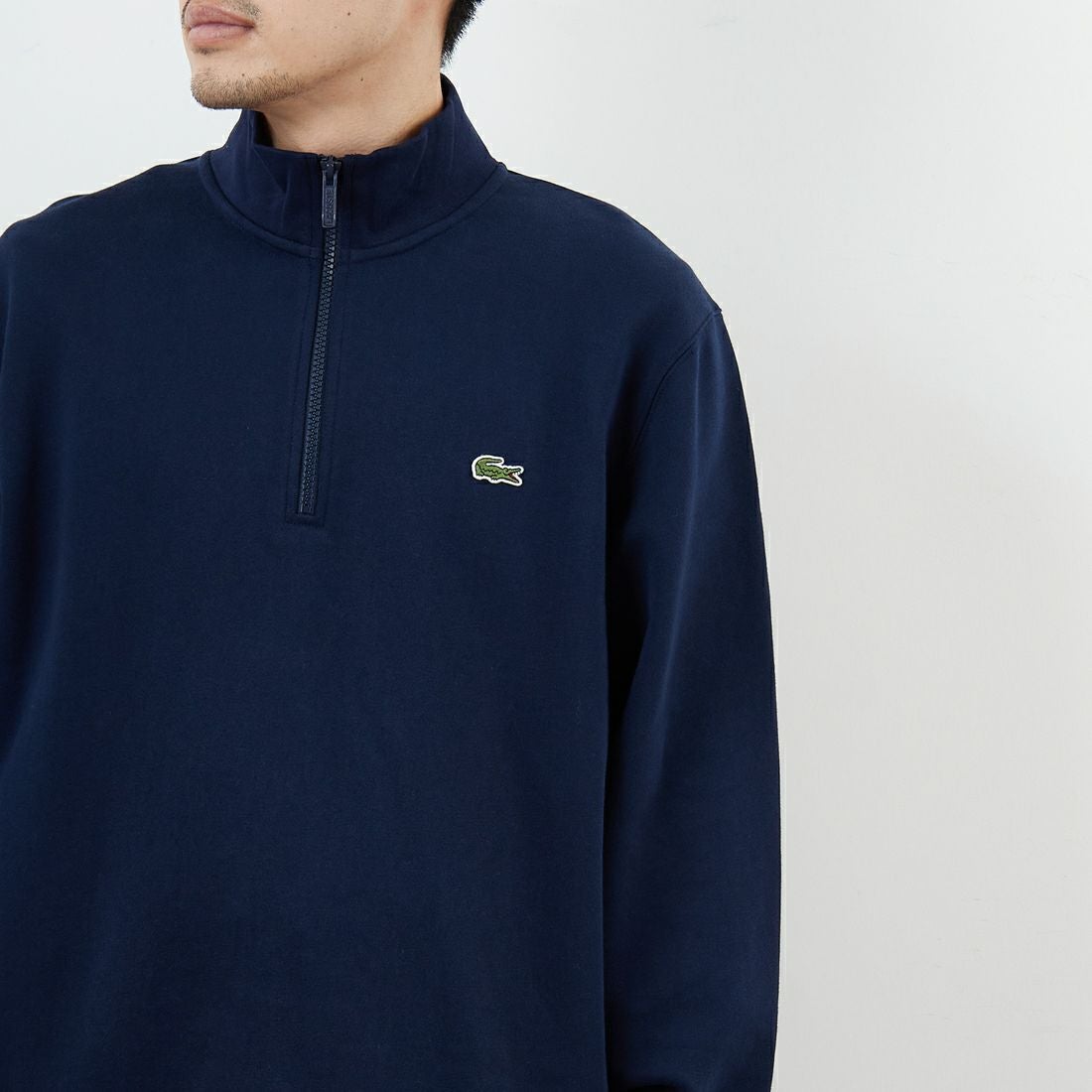 LACOSTE [ラコステ] ハイネックハーフジップスウェット [SH9774