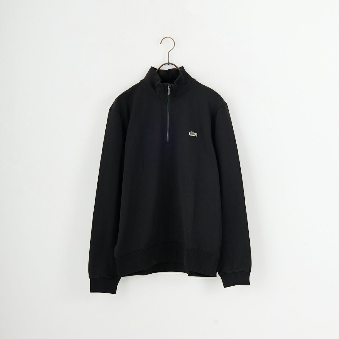 LACOSTE [ラコステ] ハイネックハーフジップスウェット [SH9774] 031 BLACK