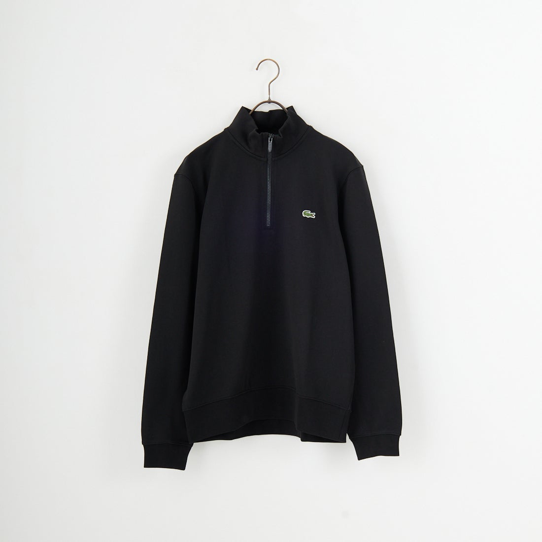 LACOSTE [ラコステ] ハイネックハーフジップスウェット [SH9774] 031 BLACK