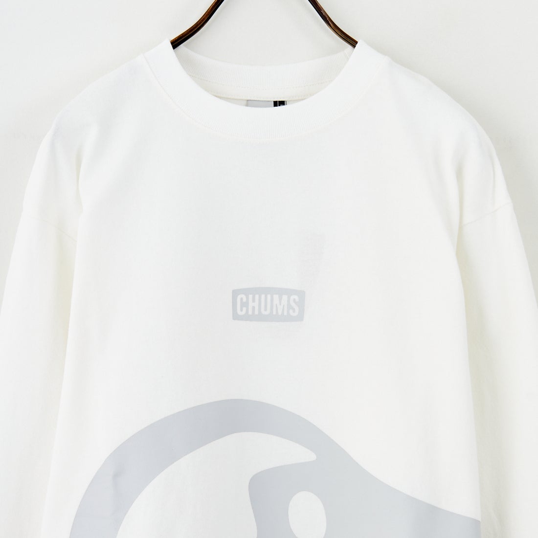 CHUMS [チャムス] ビッグブービー ブラッシュドロングスリーブTシャツ [CH11-2663] W001 WHITE
