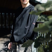 BLACK&&モデル身長：168cm 着用サイズ：L&&