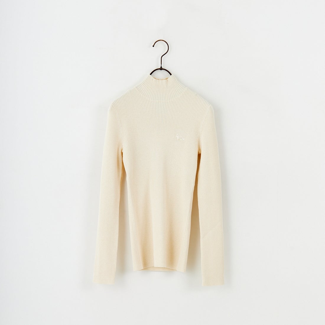 MAISON KITSUNE [メゾン キツネ] ベビーフォックス ファインウールリブタートルネックジャンパー [PW00809KT1155] 0383 ECRU