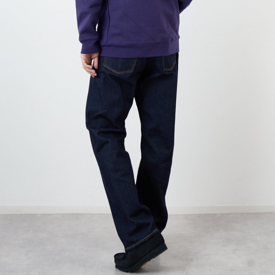 YANUK [ヤヌーク] PREMIUM2 クラシックストレート BEN/ベン [57253030] POW &&モデル身長：179cm 着用サイズ：34&&