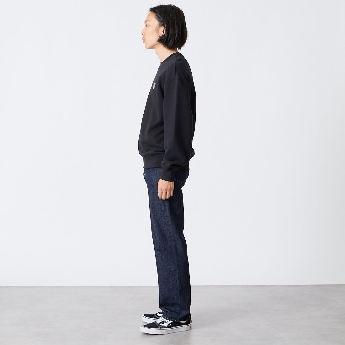 YANUK [ヤヌーク] PREMIUM2 クラシックストレート BEN/ベン [57253030] POW &&モデル身長：175cm 着用サイズ：29&&