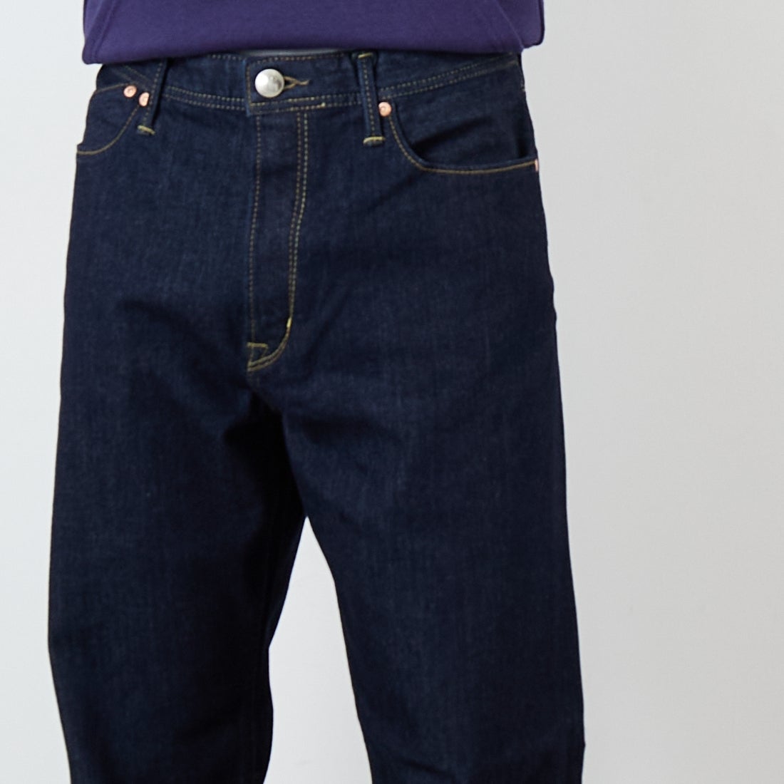 YANUK [ヤヌーク] PREMIUM2 クラシックストレート BEN/ベン [57253030] POW &&モデル身長：179cm 着用サイズ：34&&