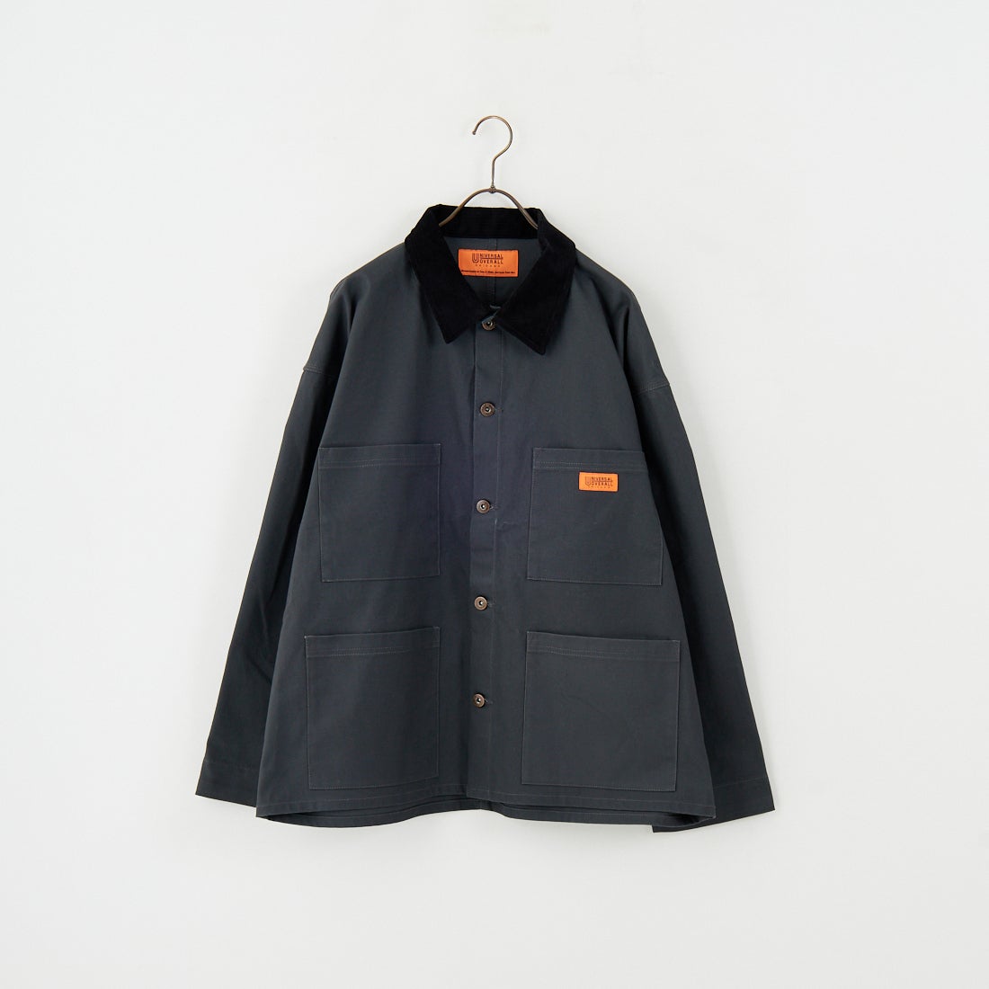 UNIVERSAL OVERALL [ユニバーサルオーバーオール] 別注 カバーオールジャケット [U2533225IN-JF] CHARCOAL