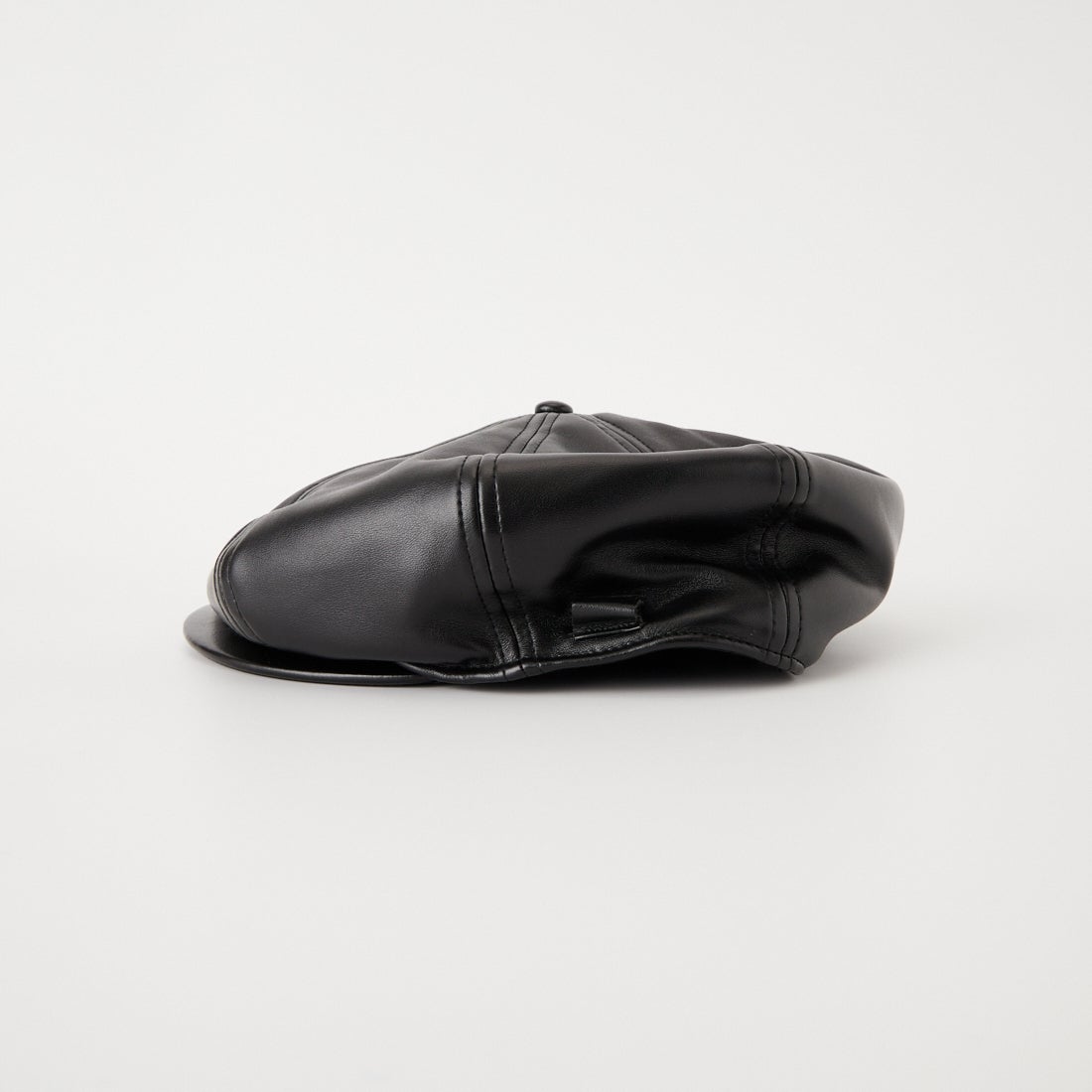 KANGOL [カンゴール] Faux レザーハンチング [233069629] 01 BLACK