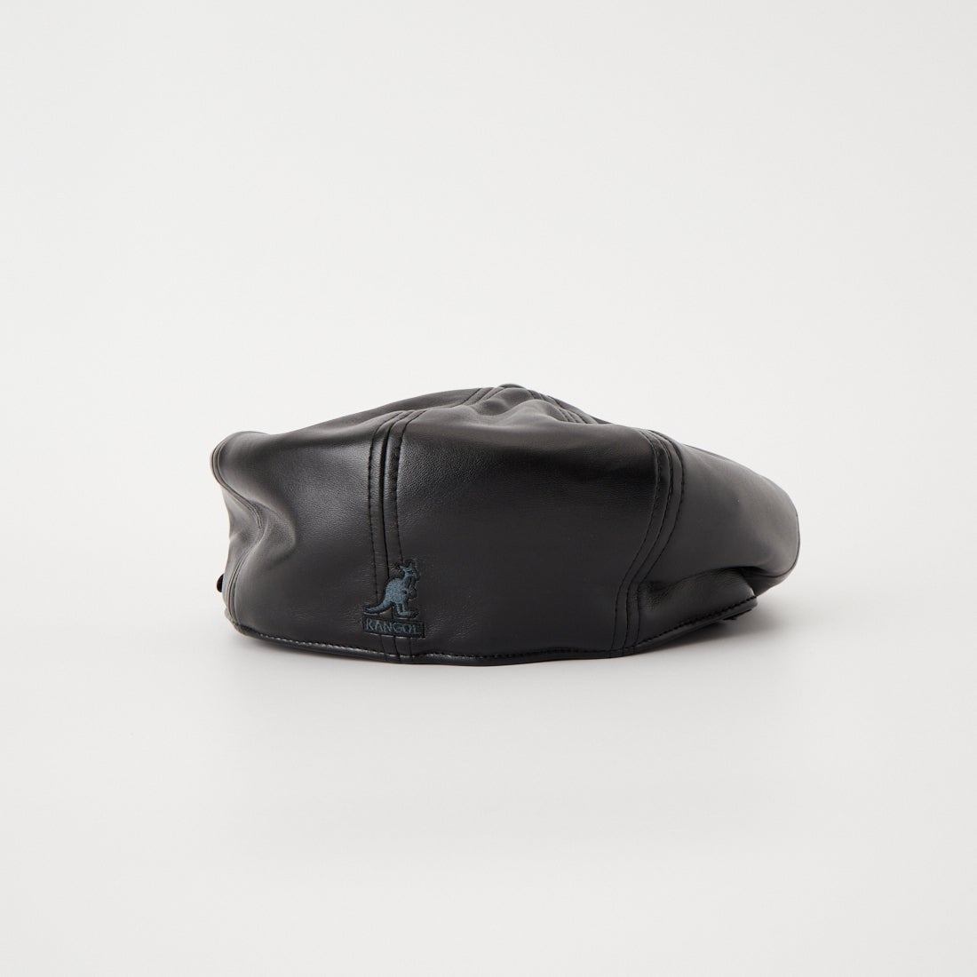 KANGOL [カンゴール] Faux レザーハンチング [233069629] 01 BLACK