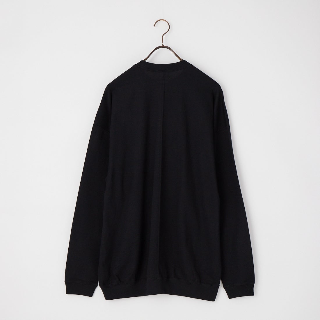HOLLYWOOD RANCH MARKET [ハリウッドランチマーケット] ストレッチフライス 9.5ozヘムリブ ロングスリーブTシャツ [1015123] BLACK