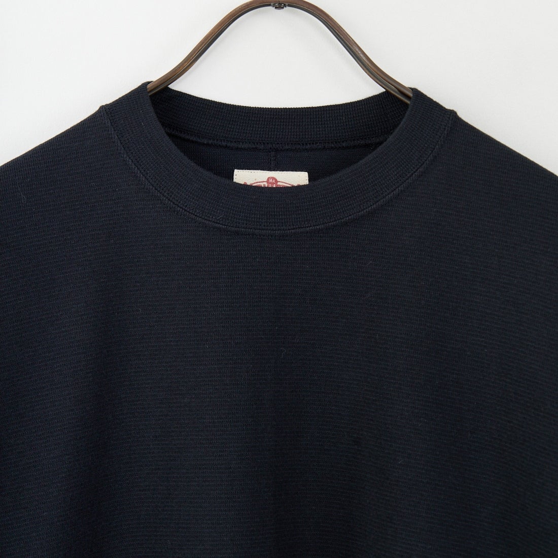 HOLLYWOOD RANCH MARKET [ハリウッドランチマーケット] ストレッチフライス 9.5ozヘムリブ ロングスリーブTシャツ [1015123] NAVY