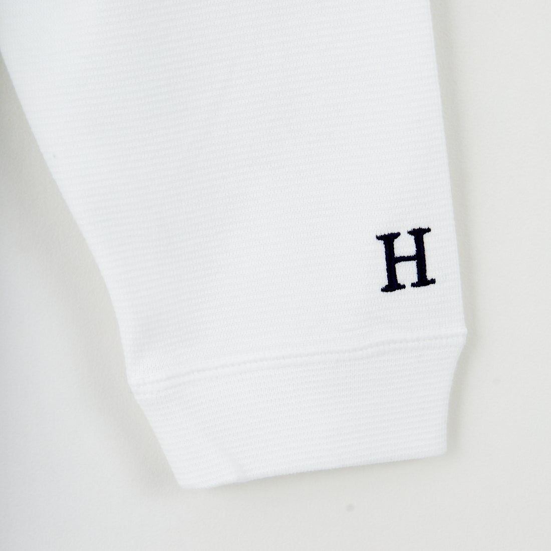 HOLLYWOOD RANCH MARKET [ハリウッドランチマーケット] ストレッチフライス 9.5ozヘムリブ ロングスリーブTシャツ [1015123] WHITE