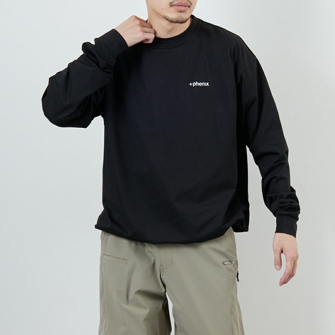 BLACK&&モデル身長：168cm 着用サイズ：M&&