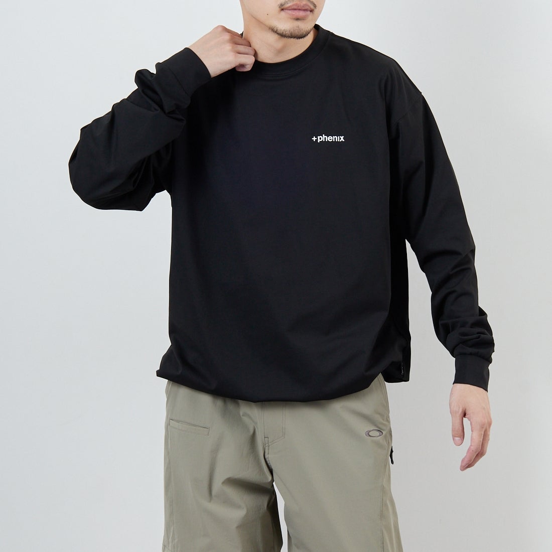 BLACK&&モデル身長：168cm 着用サイズ：M&&