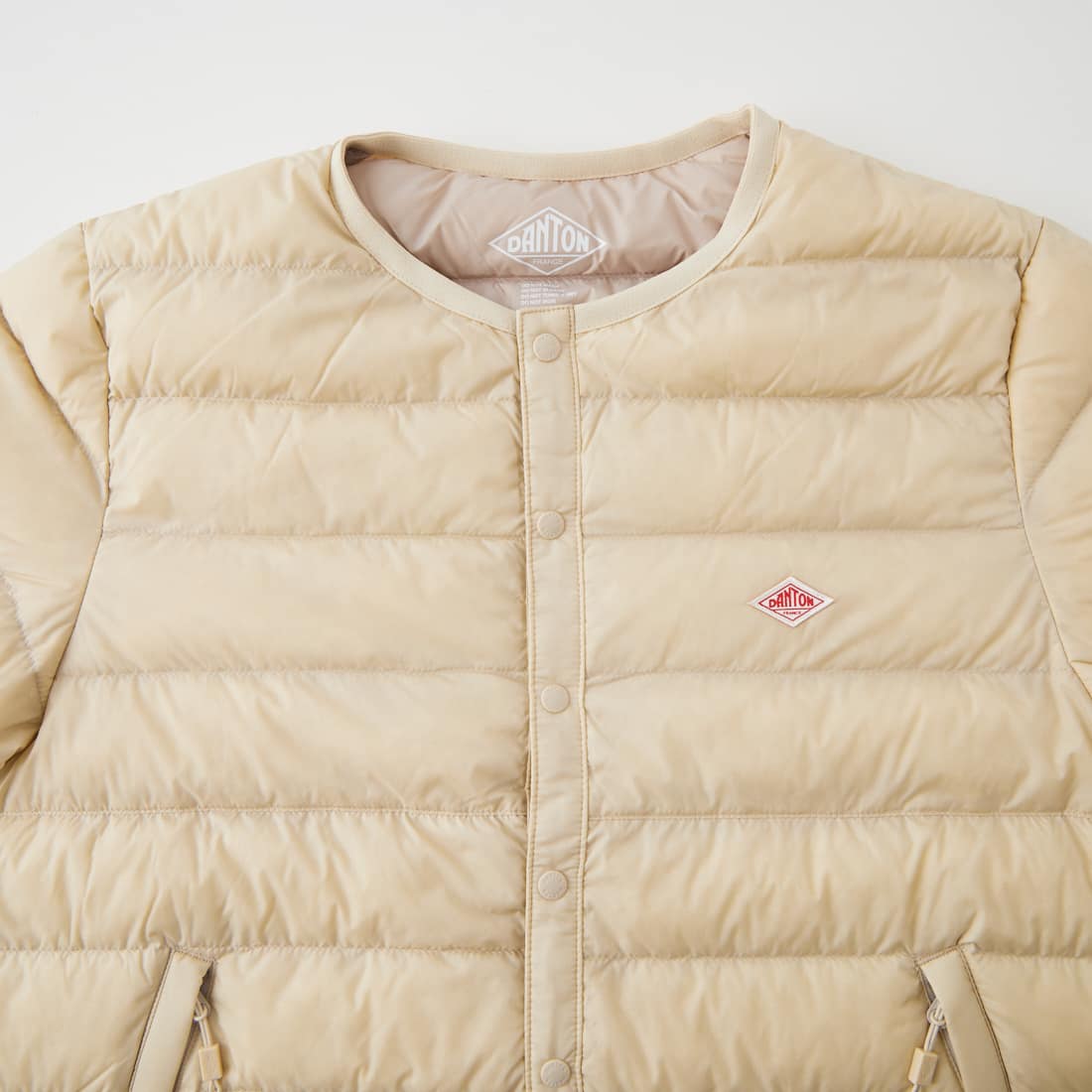 DANTON [ダントン] インナーダウン ジャケット [DT-A0001RRT] OYSTER WHI
