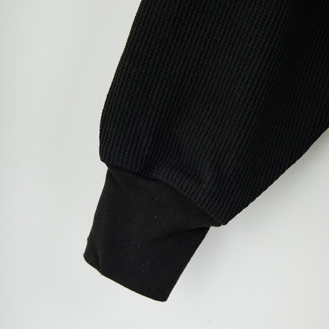 blurhms ROOTSTOCK [ブラームス ルーツストック] ラフ&スムース サーマルクルーネックドレス [BROOTS25F001W] 04 BLACK