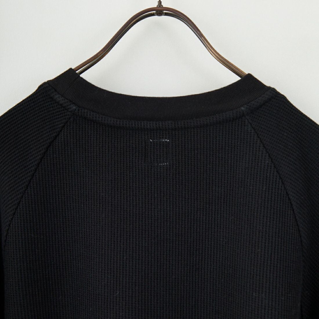 blurhms ROOTSTOCK [ブラームス ルーツストック] ラフ&スムース サーマルクルーネックドレス [BROOTS25F001W] 04 BLACK