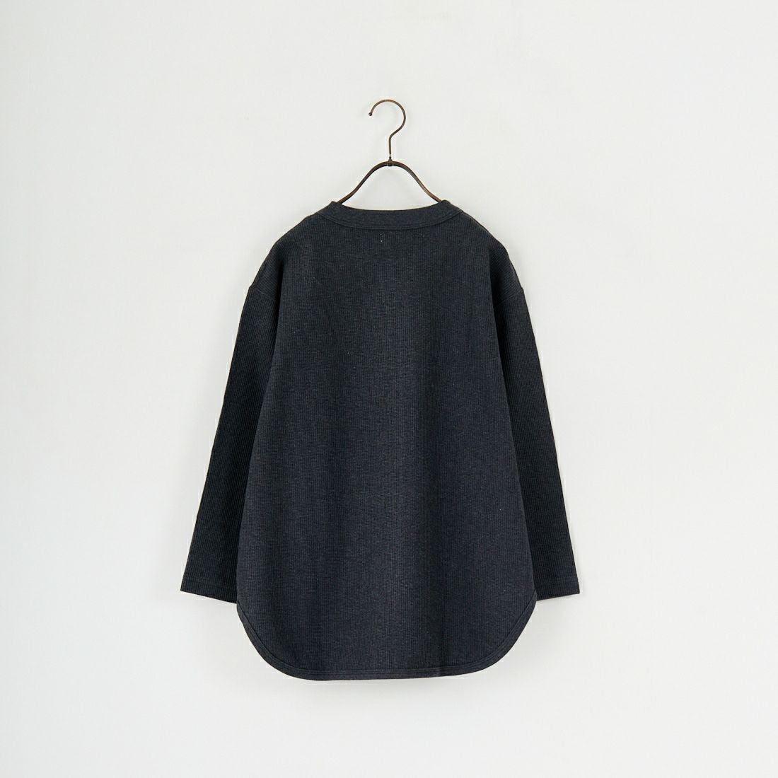 blurhms ROOTSTOCK [ブラームス ルーツストック] ラフ&スムース サーマルベースボールTシャツ [BROOTS24F31F25] 03 H.CHARC