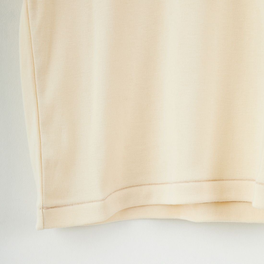 blurhms ROOTSTOCK [ブラームス ルーツストック] シルクコットンリブ タートルネックカットソー [BROOTS25F003W] 01 IVORY