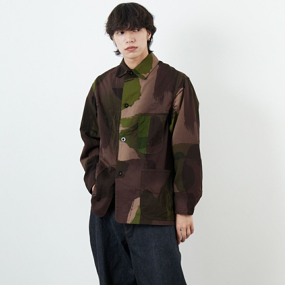 01 B.CAMO&&モデル身長：179cm 着用サイズ：3&&
