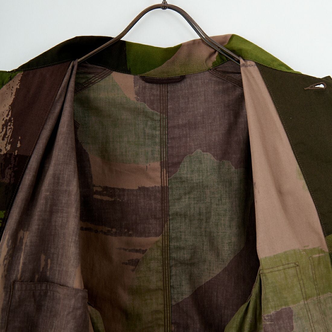 blurhms ROOTSTOCK [ブラームス ルーツストック] ブラッシュストロークカモ カバーオールジャケット [BROOTS25S6F25PT] 01 B.CAMO