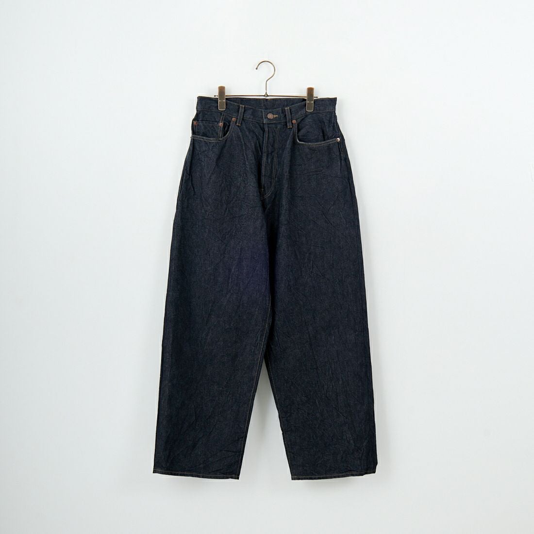 blurhms ROOTSTOCK [ブラームス ルーツストック] 13.5oz ワイドデニムパンツ [BROOTS25S8F25] 02 S.BLACK