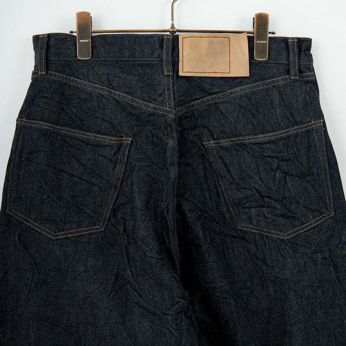 blurhms ROOTSTOCK [ブラームス ルーツストック] 13.5oz ワイドデニムパンツ [BROOTS25S8F25] 02 S.BLACK