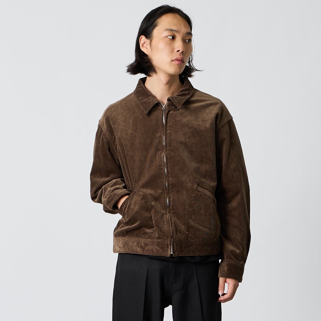 BR DK.BROW&&モデル身長：175cm 着用サイズ：M&&