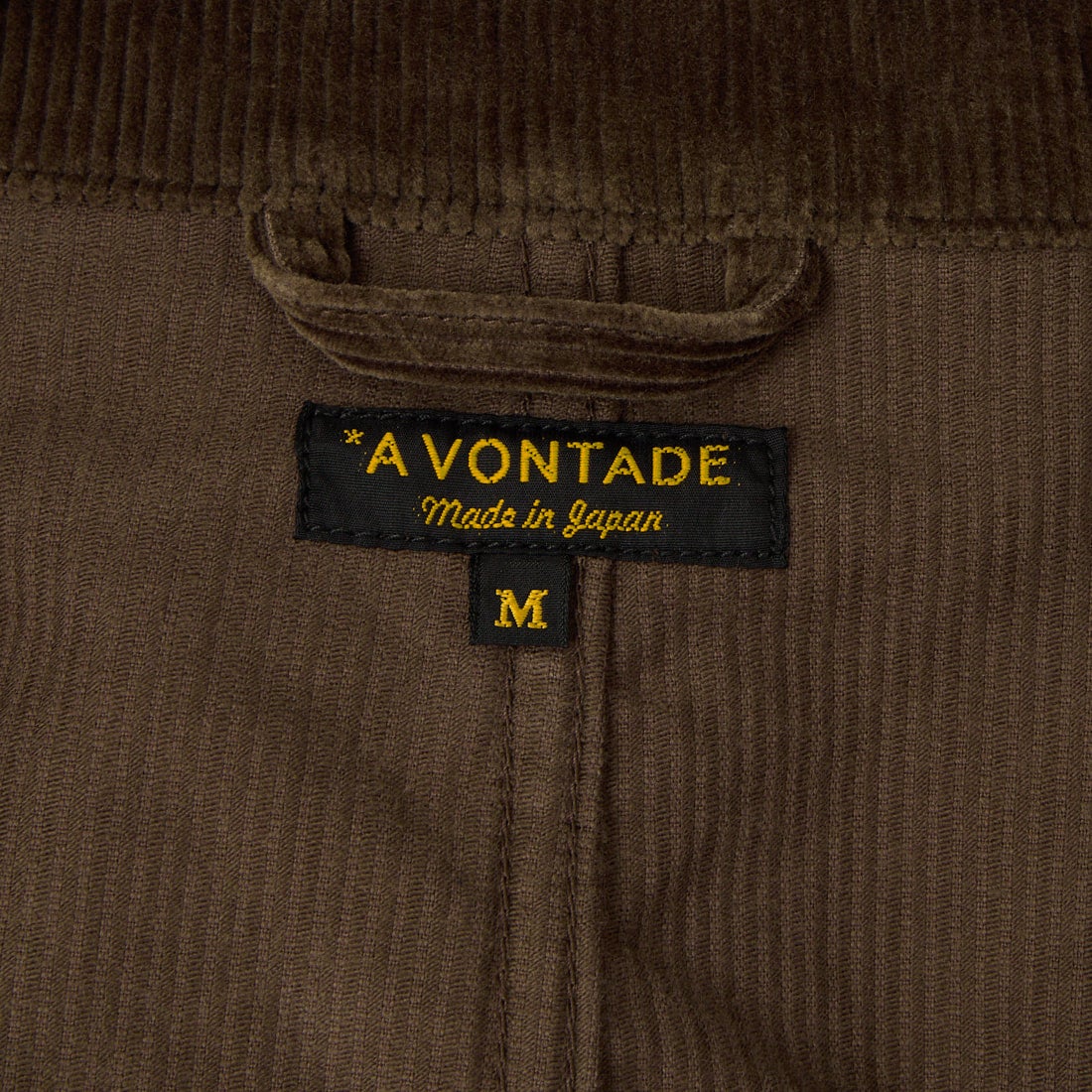 A VONTADE [アボンタージ] ジップワークジャケット [VTD-0565-JK-CD] BR DK.BROW