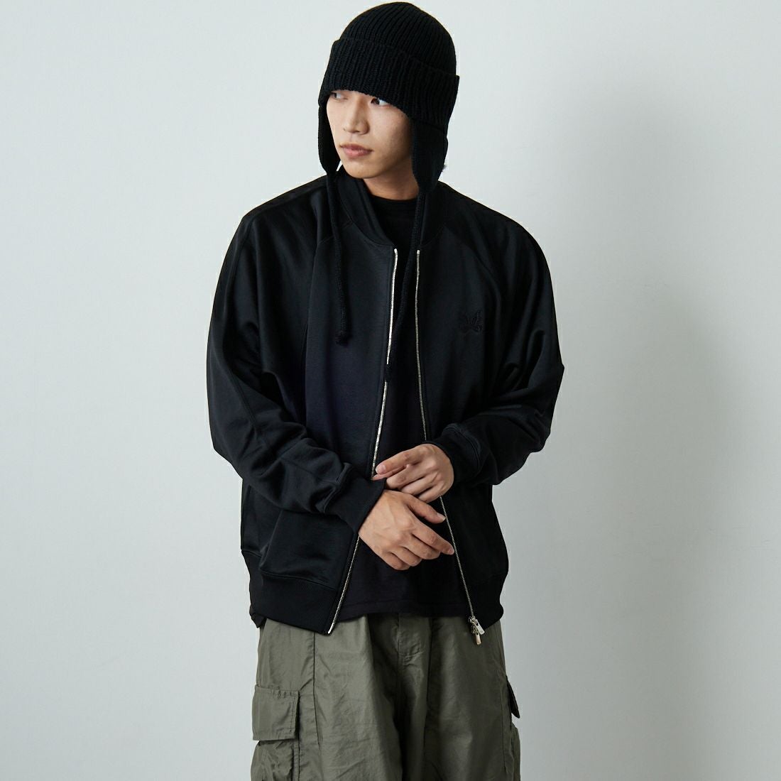 Tnewties 目と鼻と口を書き足してみた ドルマンスリーブジャケット XS ソーイングセット】ドルマンスリーブのシンプルショートジャケット