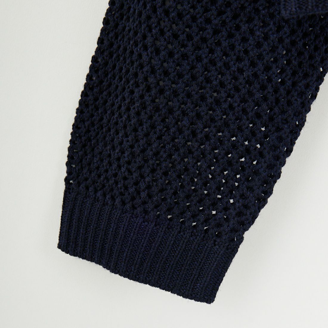 mizuiro ind [ミズイロインド] メッシュクルーネックプルオーバー [3-220093] 99 BLACK