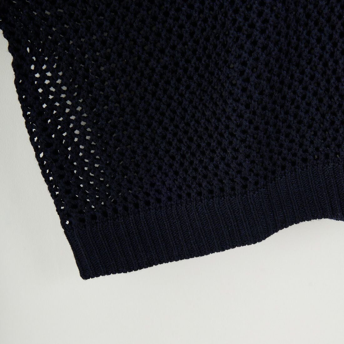 mizuiro ind [ミズイロインド] メッシュクルーネックプルオーバー [3-220093] 99 BLACK