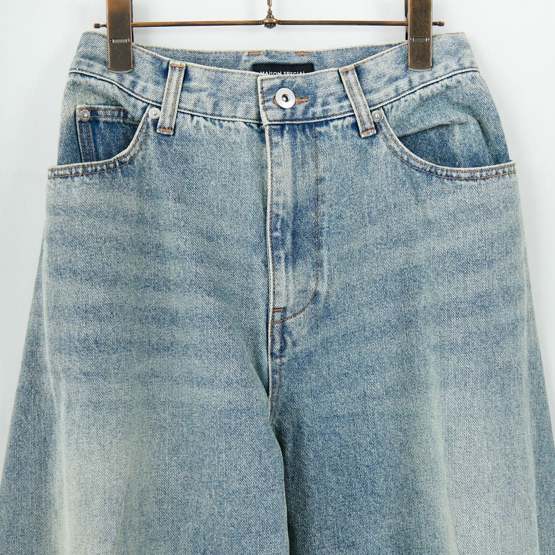 MAISON SPECIAL [メゾンスペシャル] コクーンカーブデニム [21252465704] BLU