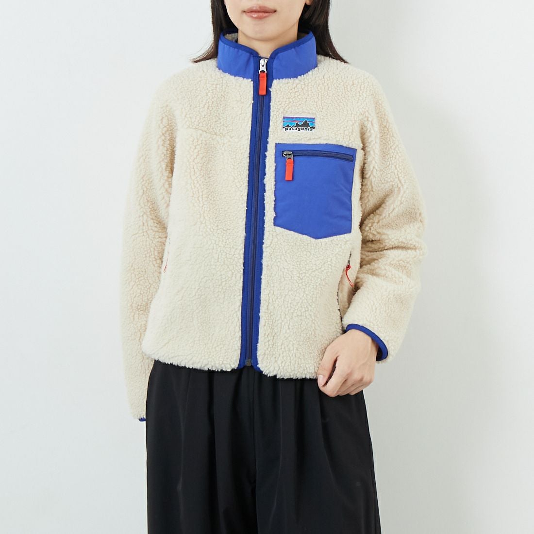 patagonia [パタゴニア] キッズ レトロX ジャケット [65626] DNAT &&モデル身長：162cm 着用サイズ：KID-XL&&