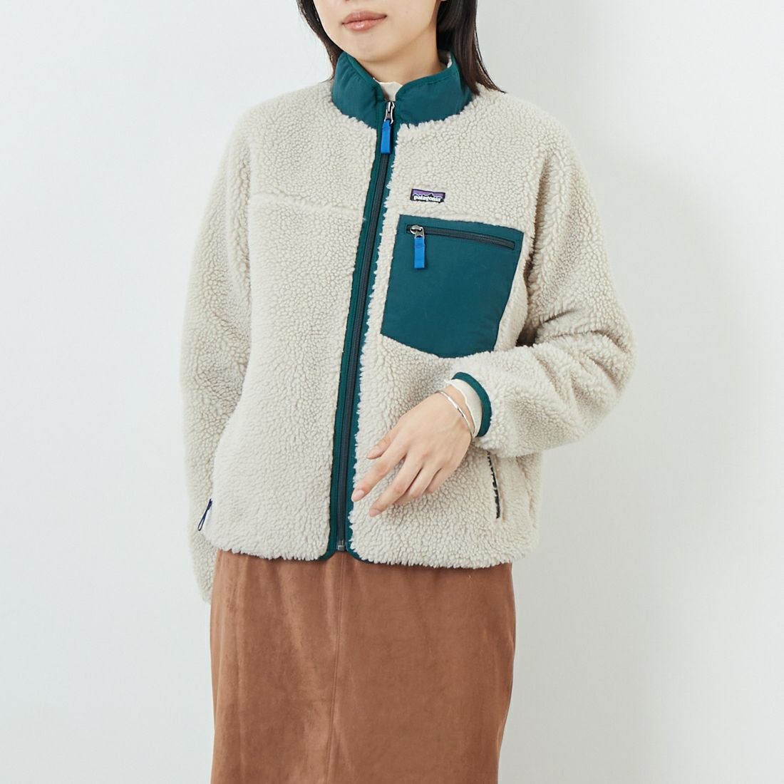 patagonia [パタゴニア] キッズ レトロX ジャケット [65626] DNAT &&モデル身長：162cm 着用サイズ：KID-XL&&