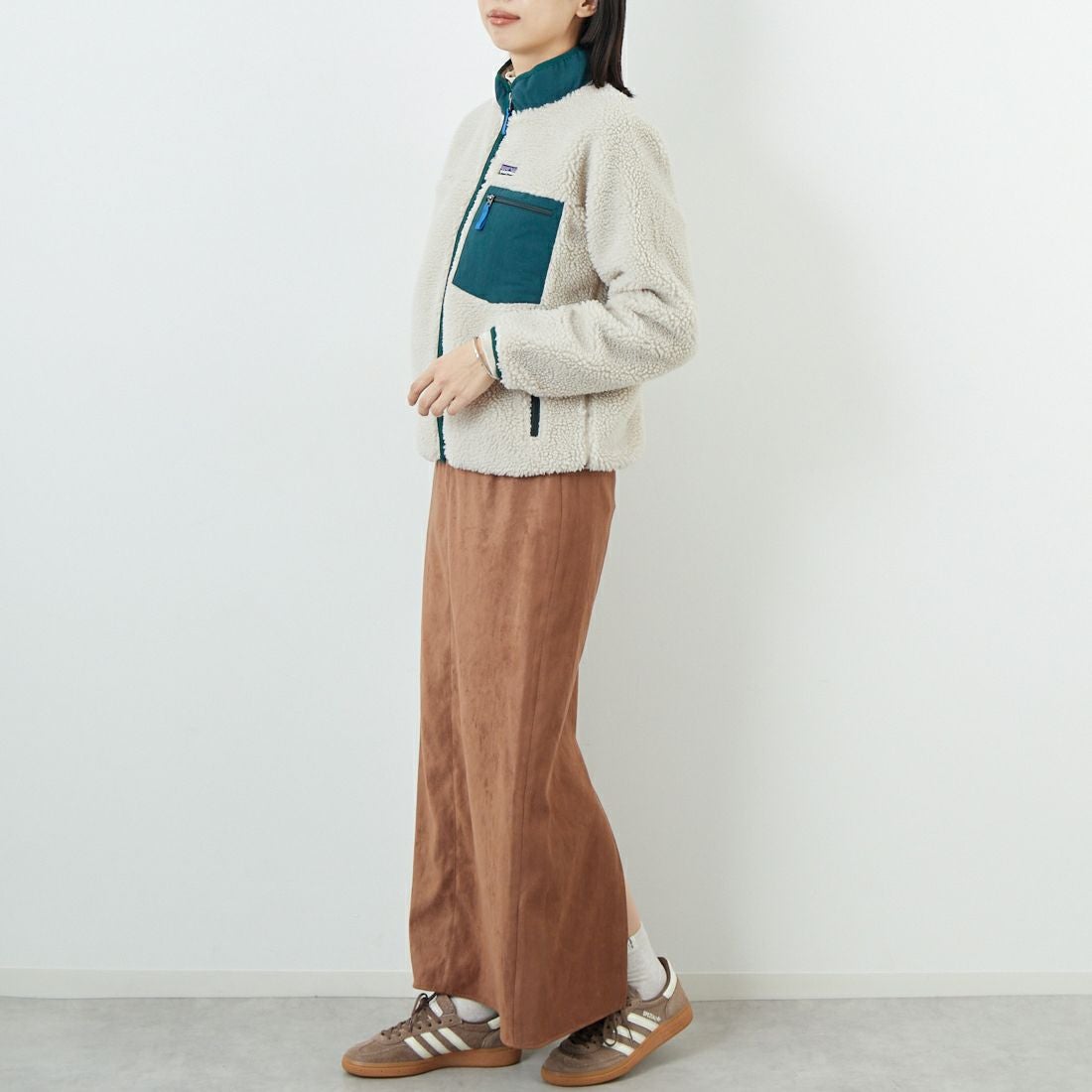 patagonia [パタゴニア] キッズ レトロX ジャケット [65626] DNAT &&モデル身長：162cm 着用サイズ：KID-XL&&