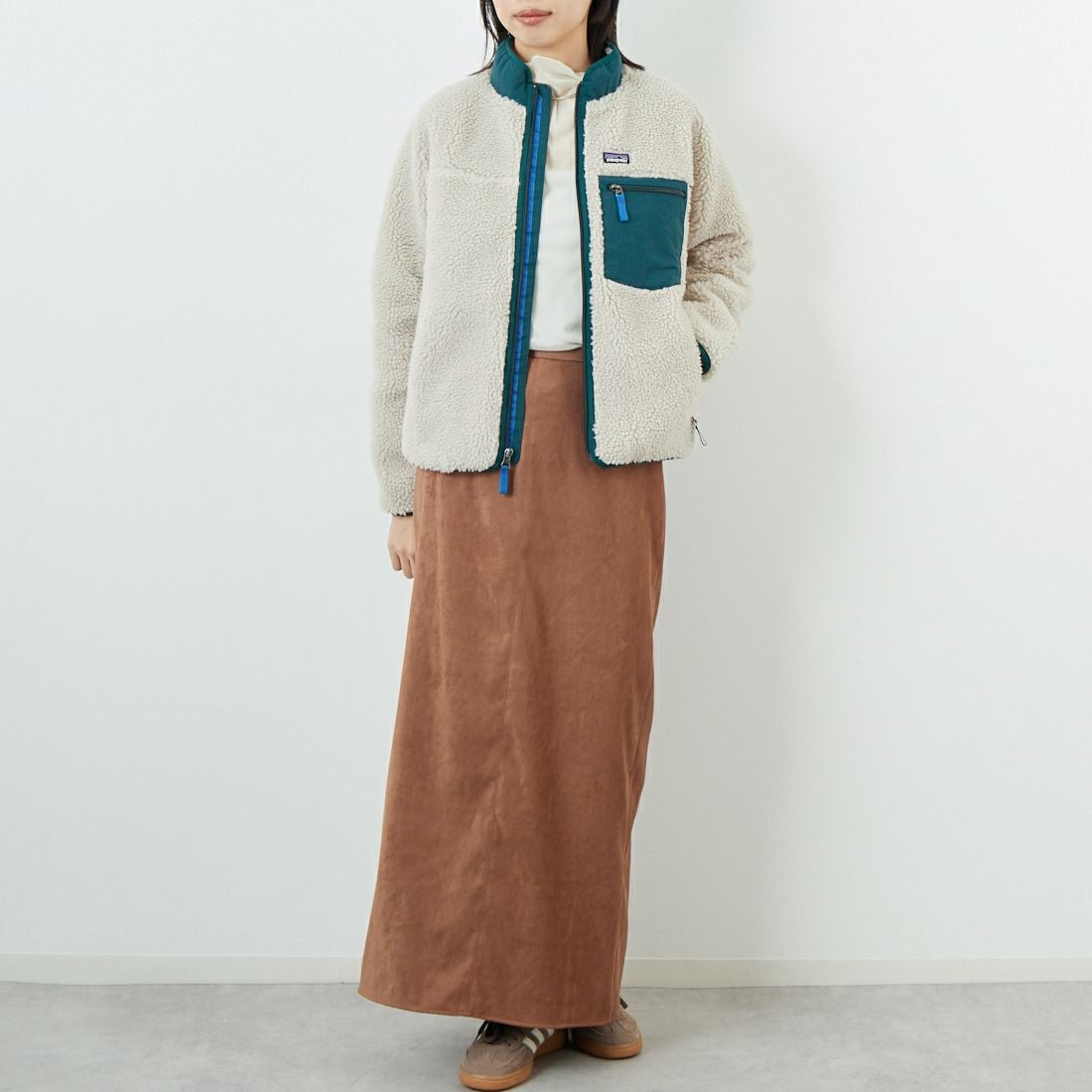 patagonia [パタゴニア] キッズ レトロX ジャケット [65626] DNAT &&モデル身長：162cm 着用サイズ：KID-XL&&