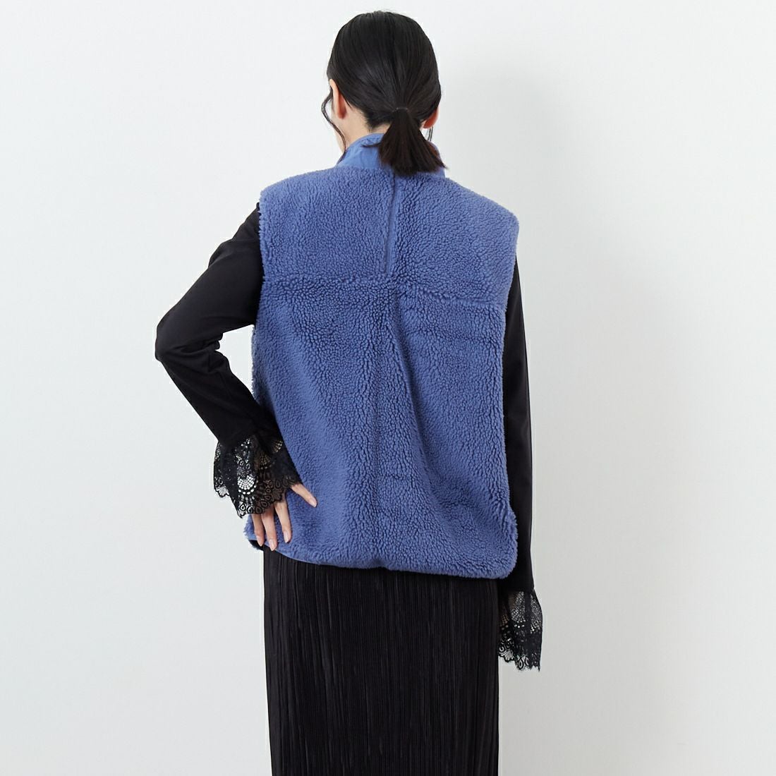 patagonia [パタゴニア] キッズ レトロX ベスト [65614] CUBL &&モデル身長：162cm 着用サイズ：KID-XXL&&