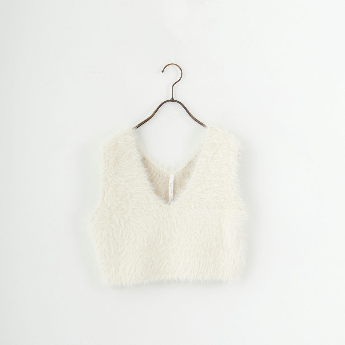 DIGNITE COLLIER [ディニテコリエ] フェザーニットベスト [80256024] 032 ｱｲﾎﾞﾘｰ